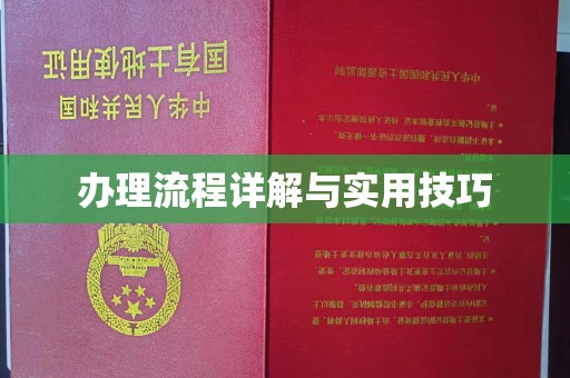 江州办理流程详解与实用技巧