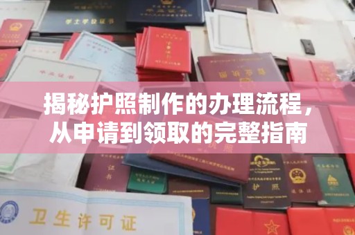 江州揭秘护照制作的办理流程，从申请到领取的完整指南