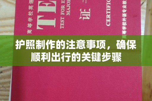江州护照制作的注意事项，确保顺利出行的关键步骤