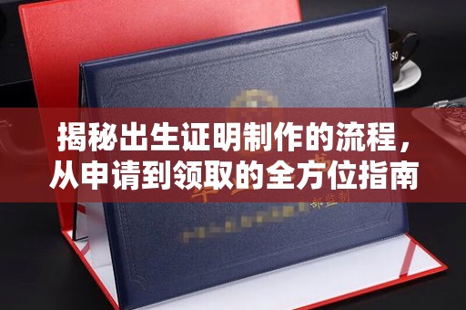 江州揭秘出生证明制作的流程，从申请到领取的全方位指南