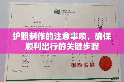 江州护照制作的注意事项，确保顺利出行的关键步骤