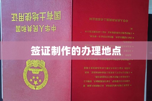 江州签证制作的办理地点