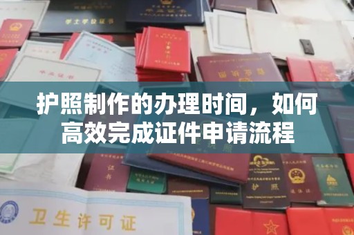 江州护照制作的办理时间，如何高效完成证件申请流程