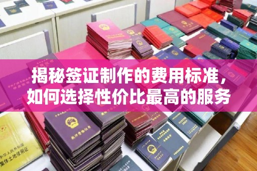 江州揭秘签证制作的费用标准，如何选择性价比最高的服务？