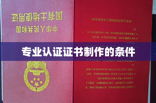江州专业认证证书制作的条件