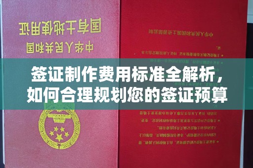 江州签证制作费用标准全解析，如何合理规划您的签证预算？